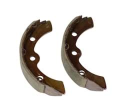 Show details for Brake shoe set, for splined hub drums without self adjusting brakes, (8/Pkg) Picture of Brake shoe set, for splined hub drums without self adjusting brakes, (8/Pkg)