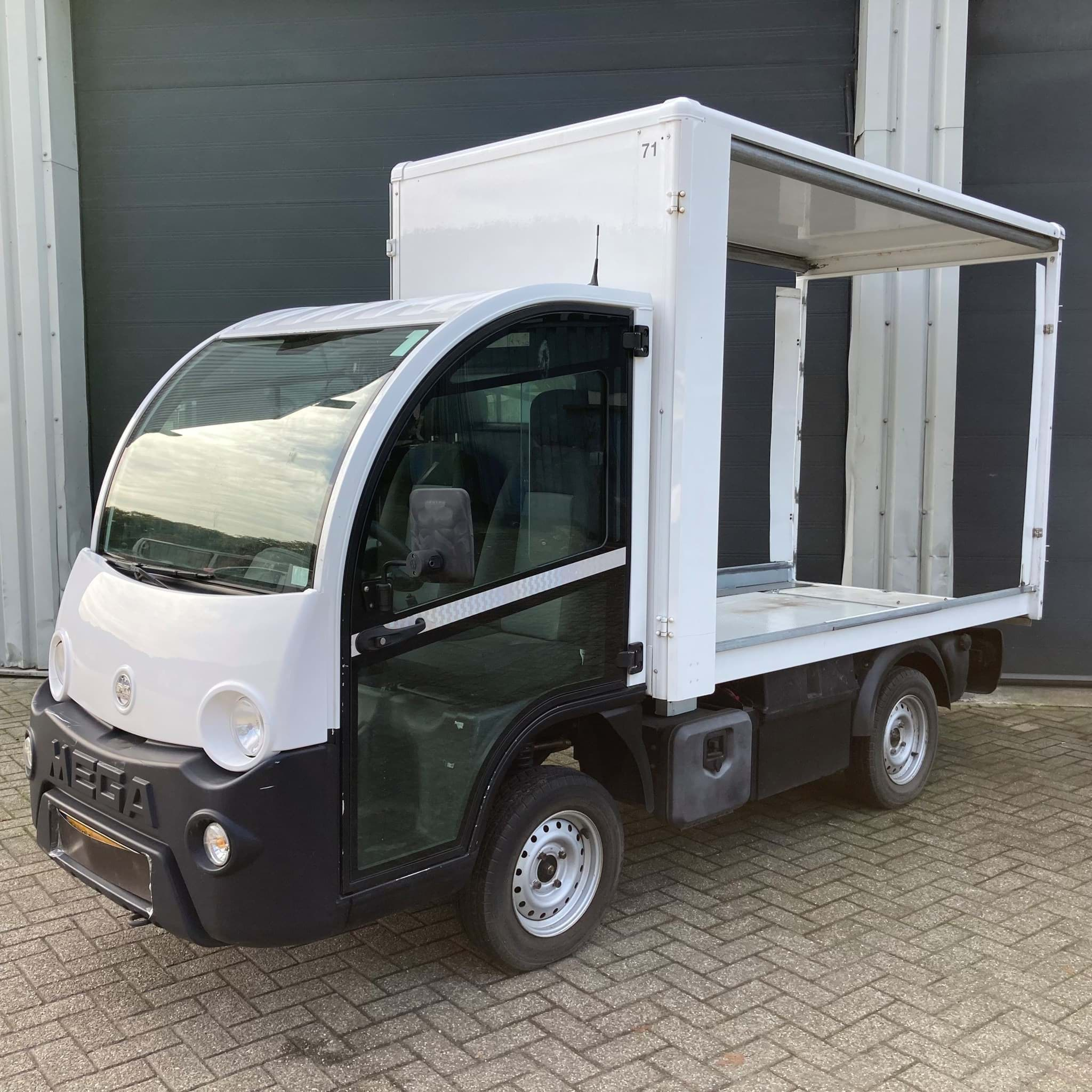 Picture of Trade - 2016 - Electric - Mega - EWorker - Closed cargo box - White (RK-437-P)- Road Legal