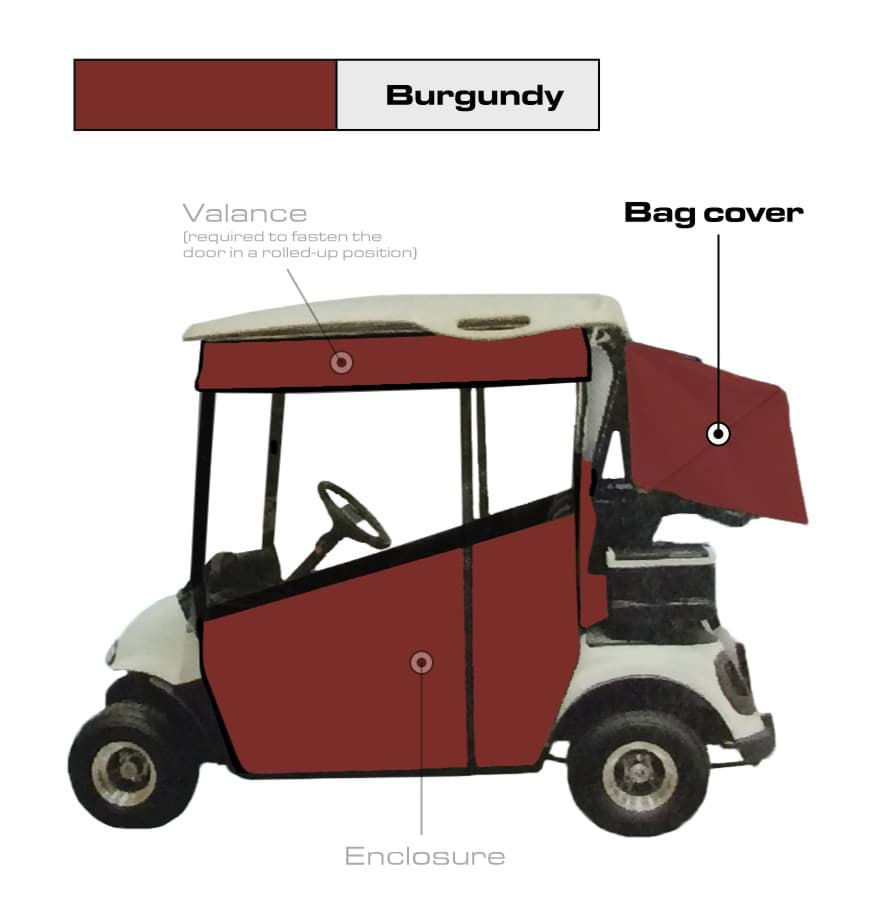 Picture of Cham. Bag cover, E-Z-GO TXT, Burgundy