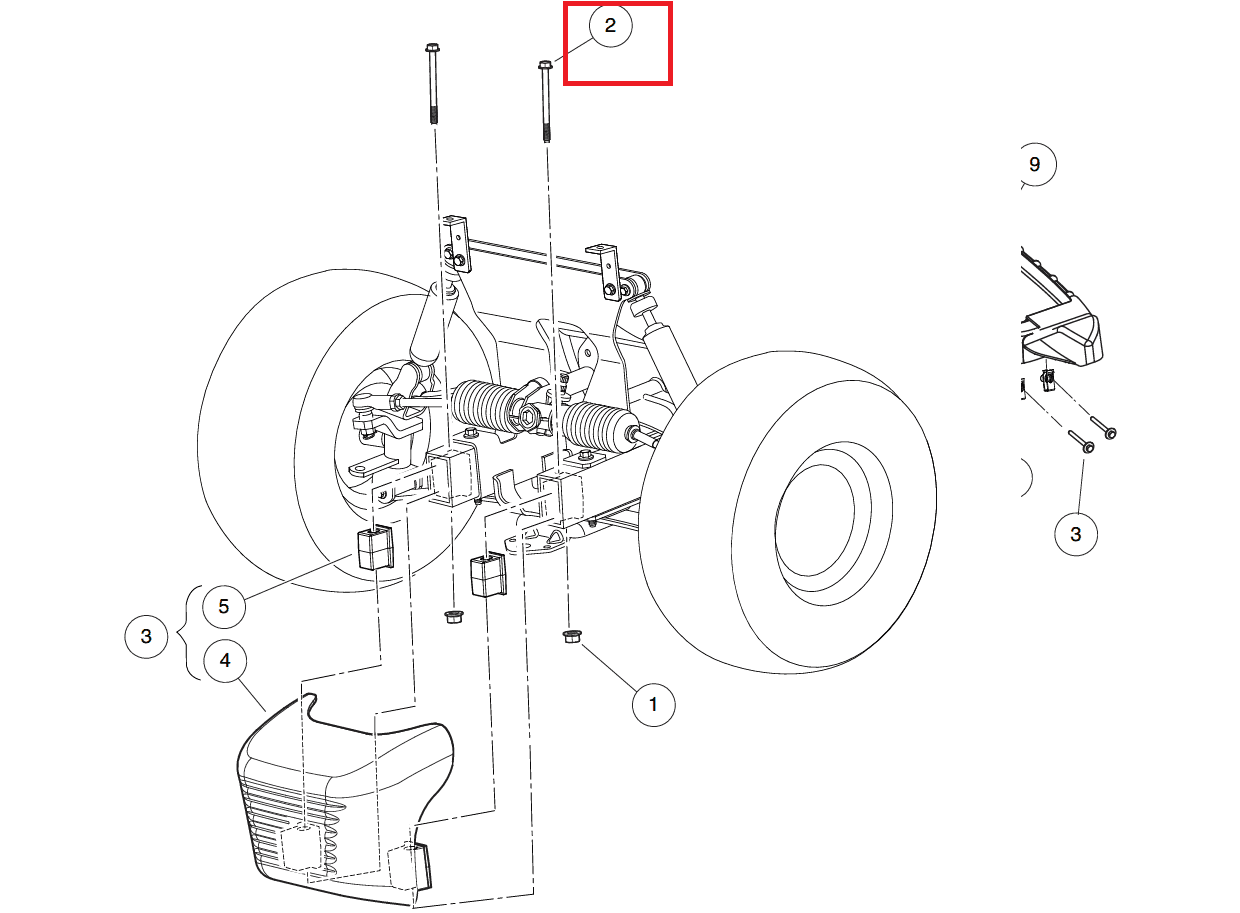 Picture of Bolt - FL HD, M8 X 95