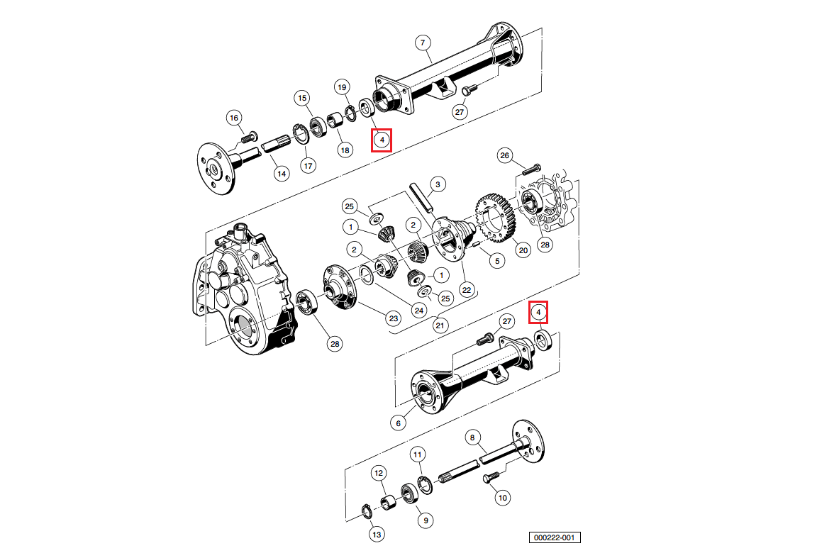 Picture of Rear axle oil seal. R/B #3910