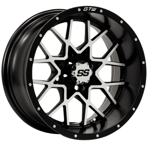 Picture of GTW® Vortex 14x7 Matte Black/Machined Wheel (3:4 Offset)