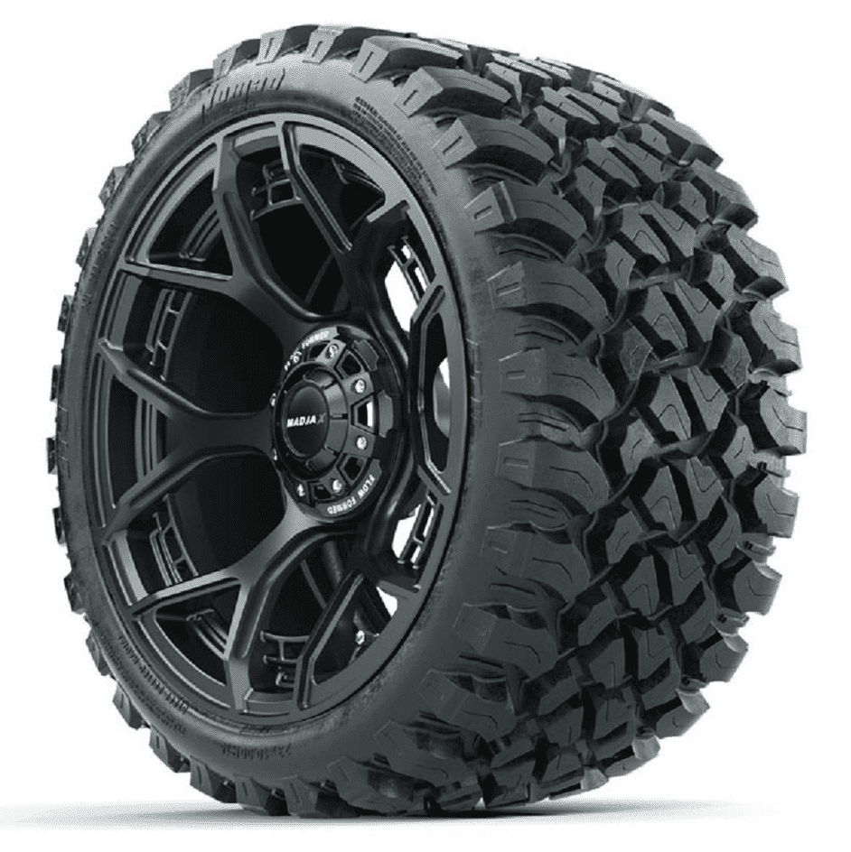 Picture of Set of (4) 15" MadJax® Flow Form Evolution Matte Black Wheels with GTW® Nomad Off Road Tires